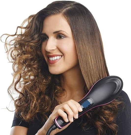 Szentpeter Simply 2-in-1 Hair Straightener & Curler Brush  🔥