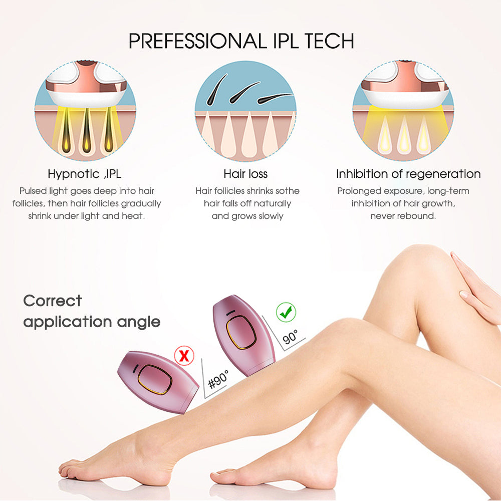 IPL Hair Removal Laser Epilator for Women | Painless & Permanent Hair Reduction 🌸